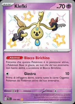 Klefki card in Italian
