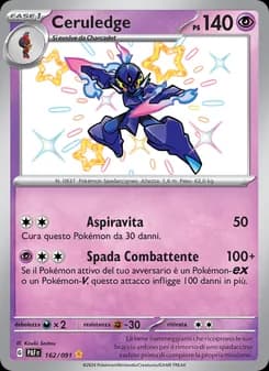 Ceruledge card in Italian