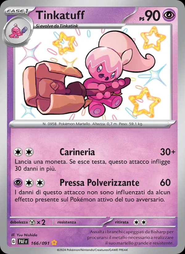 Tinkatuff card in Italian