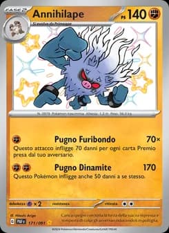 Annihilape card in Italian