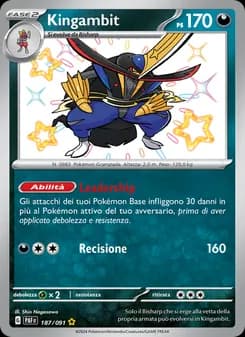 Kingambit card in Italian