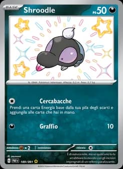 Shroodle card in Italian