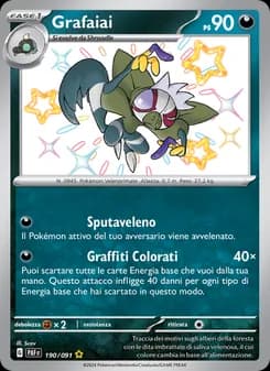 Grafaiai card in Italian
