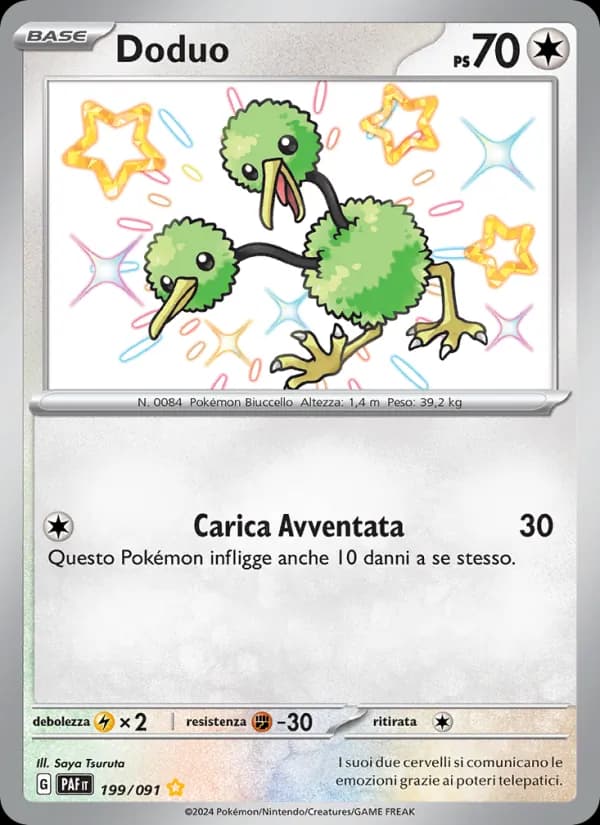 Doduo card in Italian