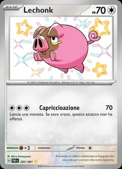 Lechonk card in Italian