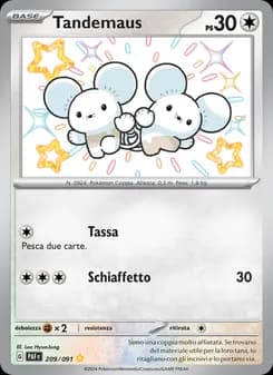 Tandemaus card in Italian