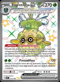 Forretress-ex card in Italian