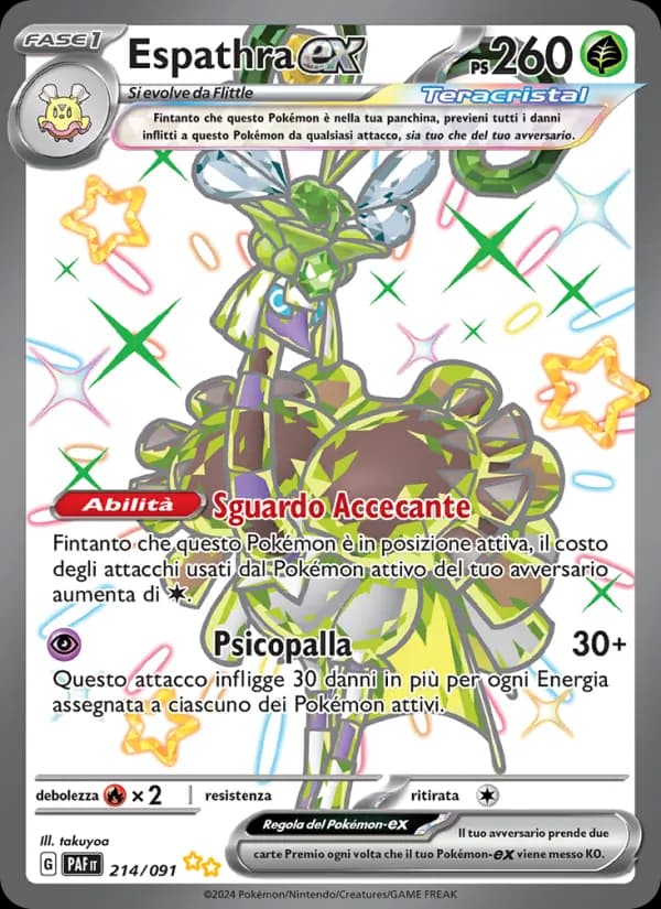 Espathra-ex card in Italian
