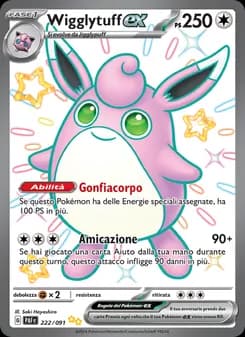 Wigglytuff-ex card in Italian