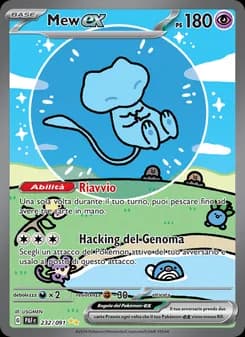 Mew-ex card in Italian