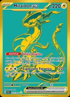 Miraidon-ex card in Italian