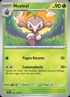 Nuzleaf card in Italian