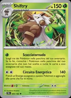 Shiftry card in Italian