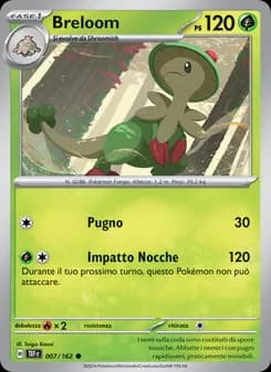 Breloom card in Italian