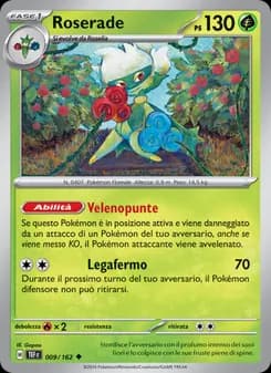 Roserade card in Italian