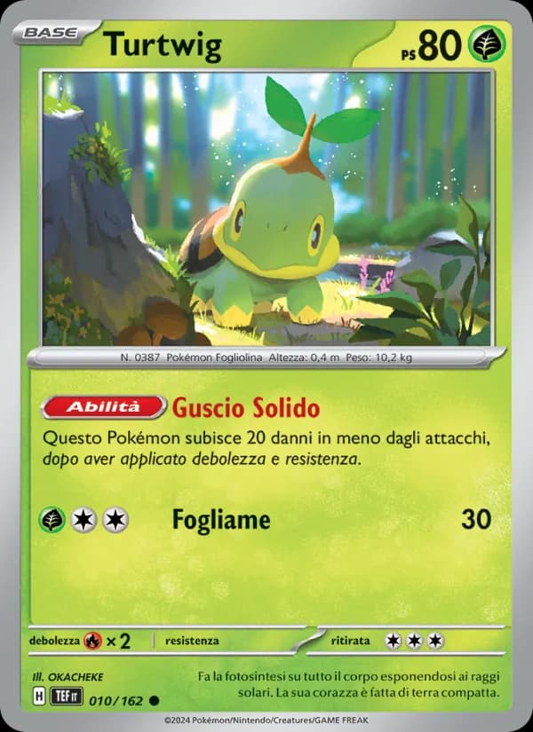 Turtwig card in Italian