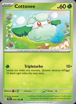 Cottonee card in Italian