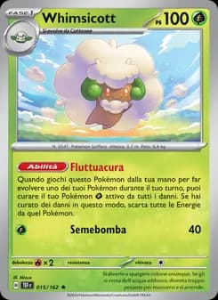 Whimsicott card in Italian