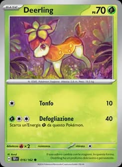 Deerling card in Italian