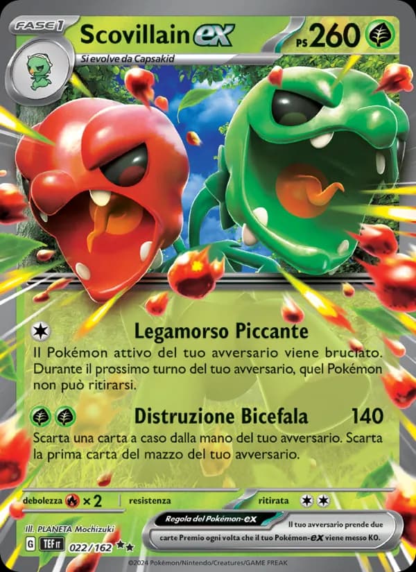 Scovillain-ex card in Italian