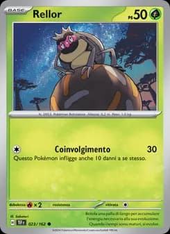 Rellor card in Italian