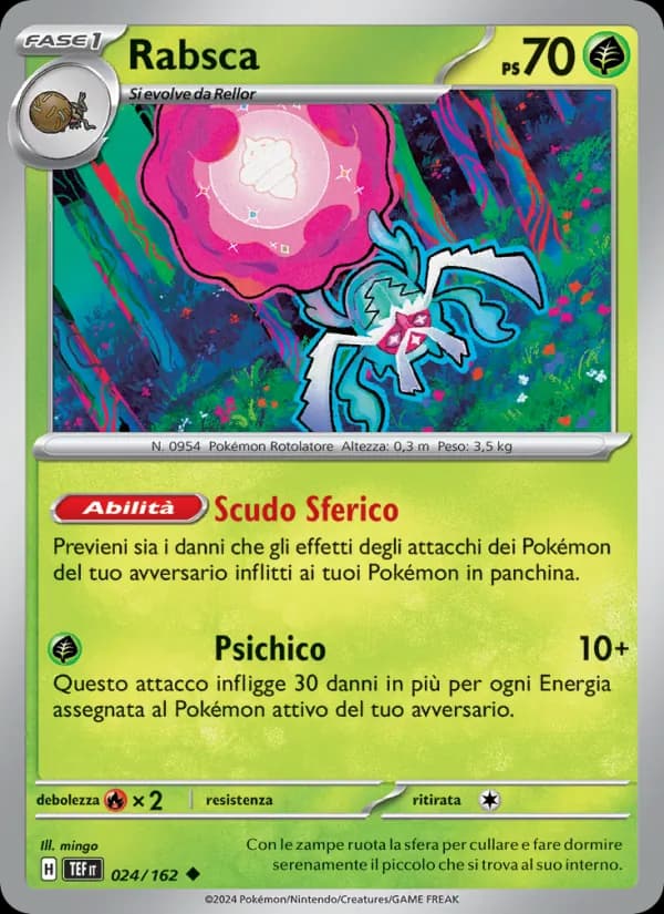 Rabsca card in Italian