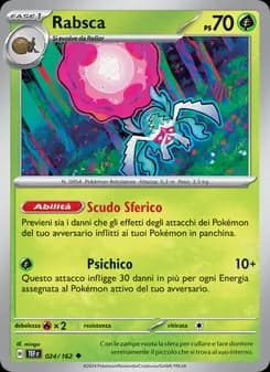 Rabsca card in Italian