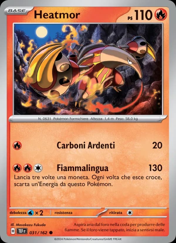 Heatmor card in Italian