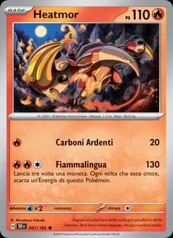 Heatmor card in Italian