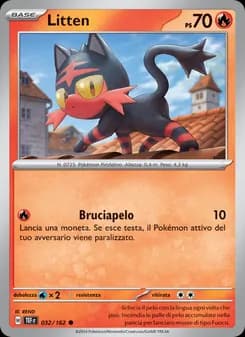 Litten card in Italian