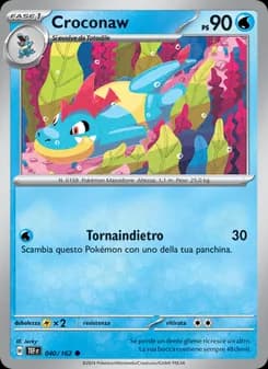 Croconaw card in Italian