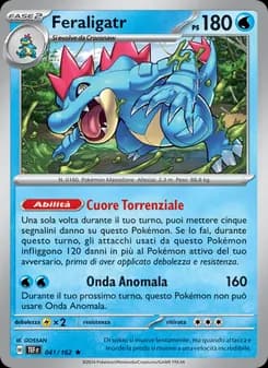 Feraligatr card in Italian