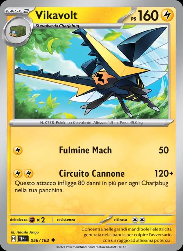 Vikavolt card in Italian