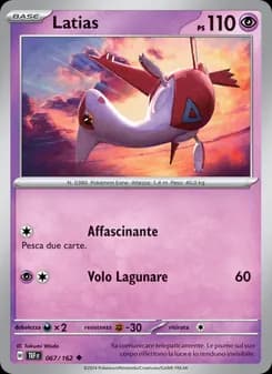 Latias card in Italian