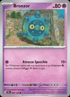 Bronzor card in Italian