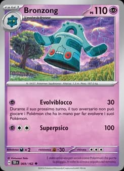Bronzong card in Italian