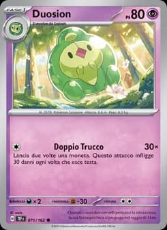 Duosion card in Italian