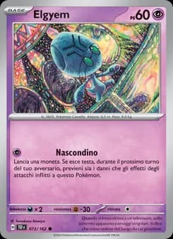 Elgyem card in Italian