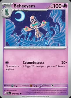 Beheeyem card in Italian