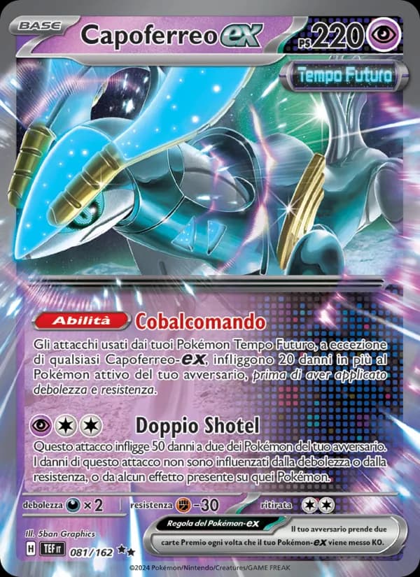 Capoferreo-ex card in Italian