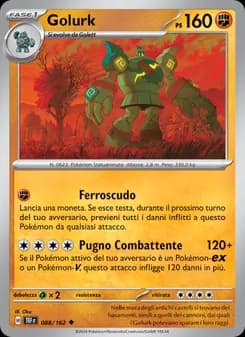 Golurk card in Italian