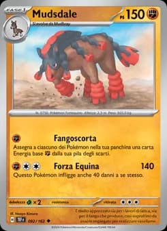 Mudsdale card in Italian