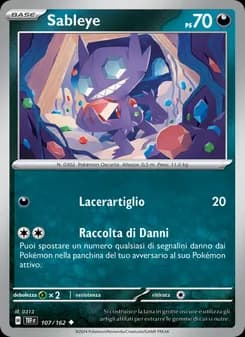 Sableye card in Italian