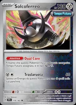Solcoferreo card in Italian