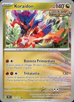 Koraidon card in Italian