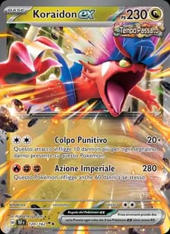 Koraidon-ex card in Italian