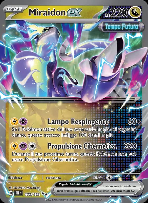 Miraidon-ex card in Italian