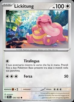 Lickitung card in Italian