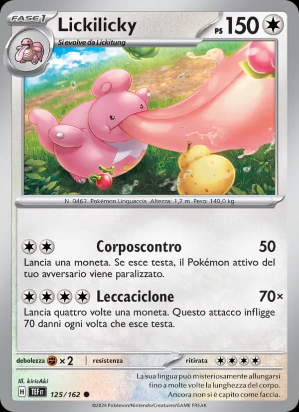 Lickilicky card in Italian