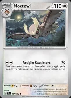 Noctowl card in Italian